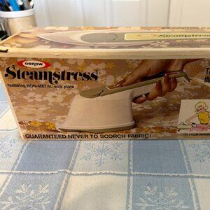Vintage Osrow Steamstress 1973 Non-metal Fabric Steam Iron - Used